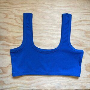 💙 ARQ WIDE STRAP Bra COBALT Blue Bralette SIZE M Excellent Condition